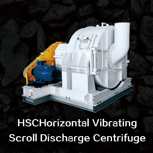 HSCHorizontal Vibrating Scroll Discharge Centrifuge